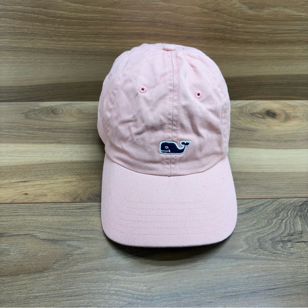 Pink Vinyard Vines Unisex Baseball Cap with Whale Logo